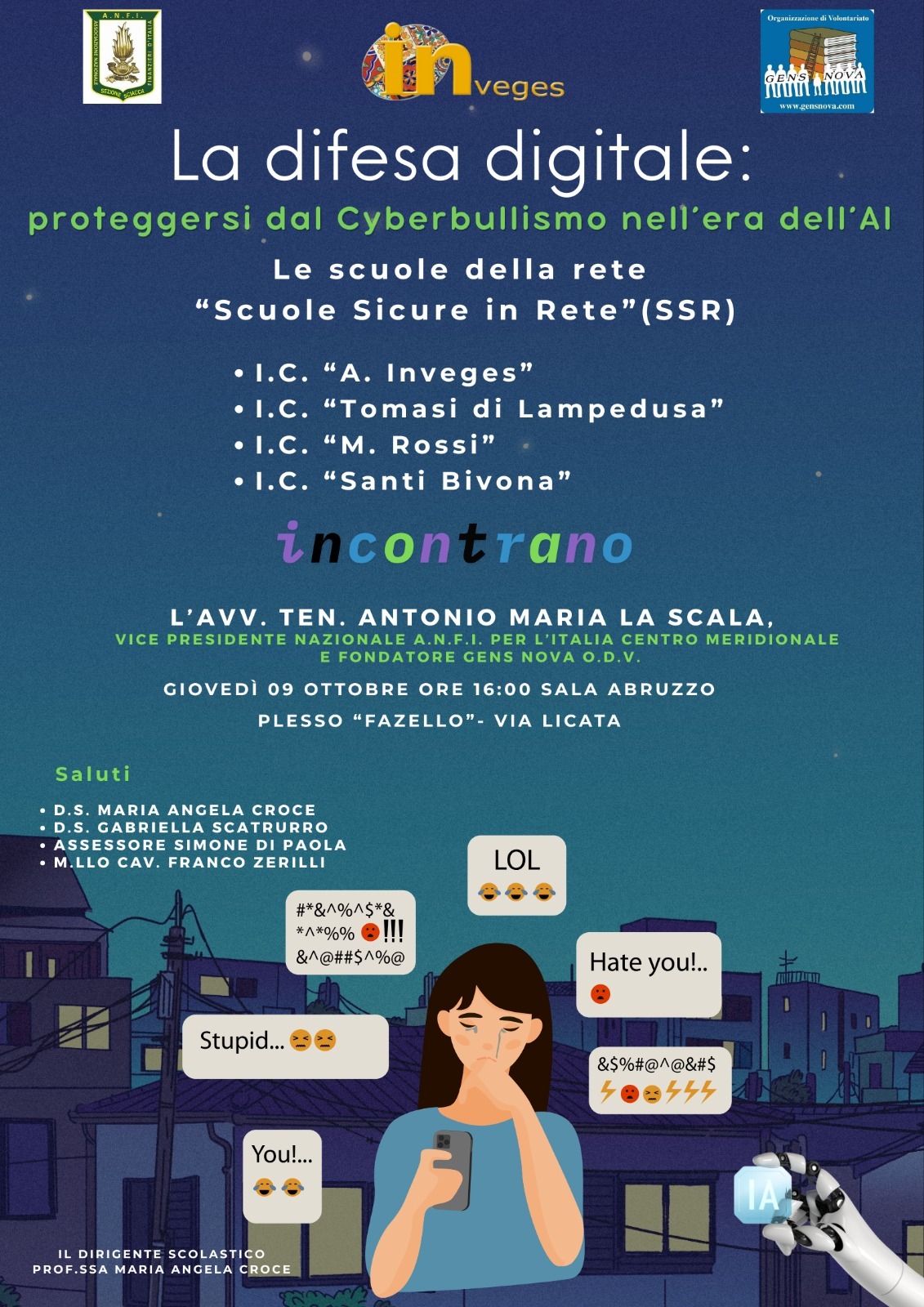 LA DIFESA DIGITALE: L’AVV. A. LA SCALA INCONTRA I DOCENTI