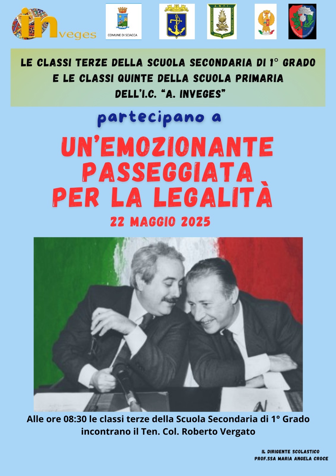 Manifestazione “Un’emozionante passeggiata” per la Legalità.
