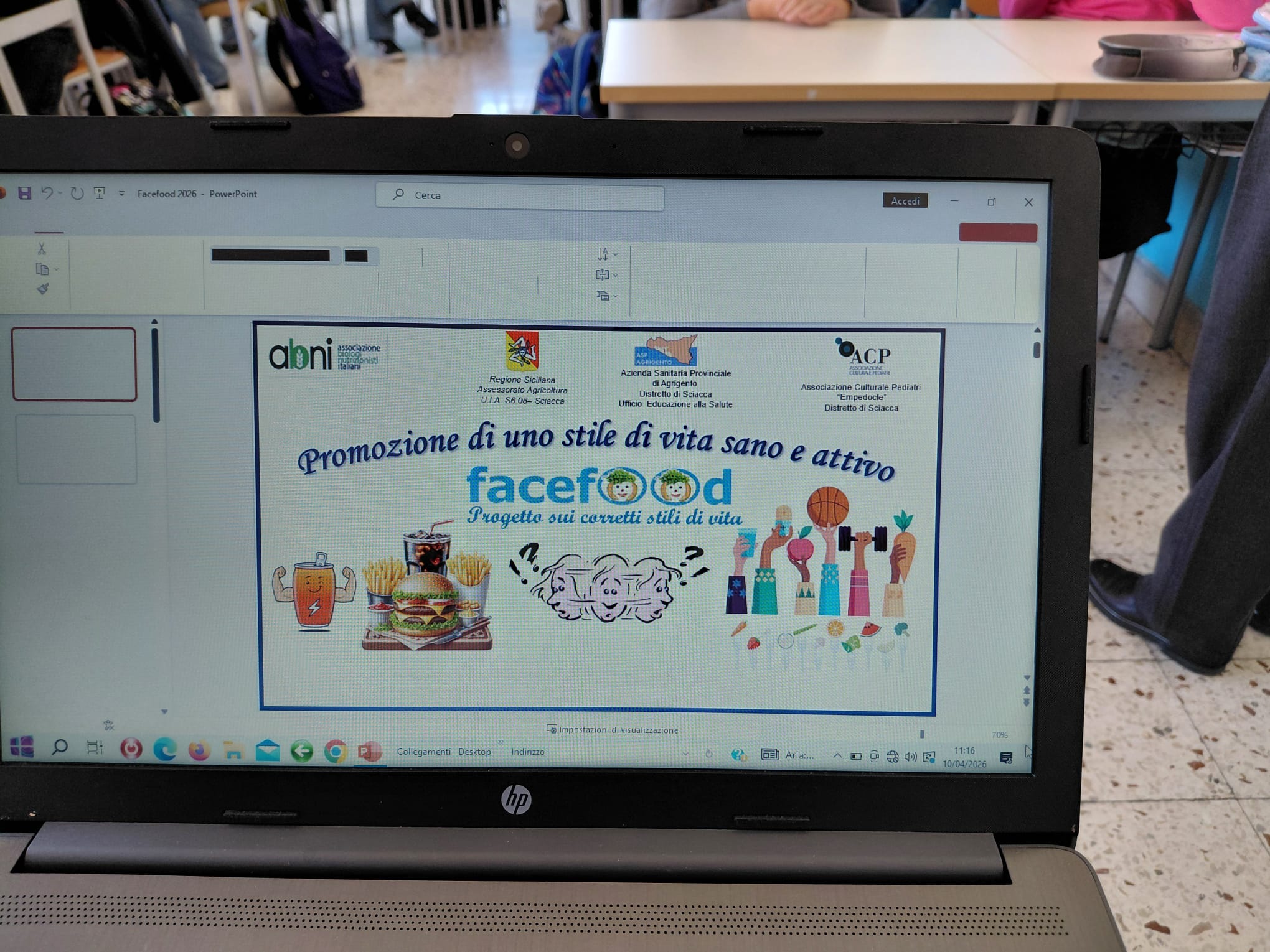 “Facefood”: educazione alimentare all’Istituto A. Inveges di Sciacca